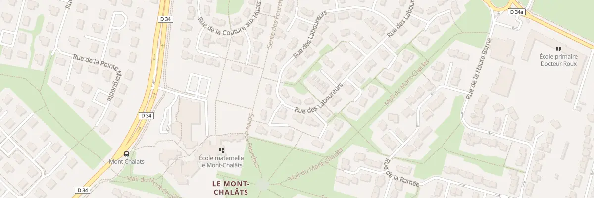 Plan du 22 Rue des Laboureurs à Chelles
