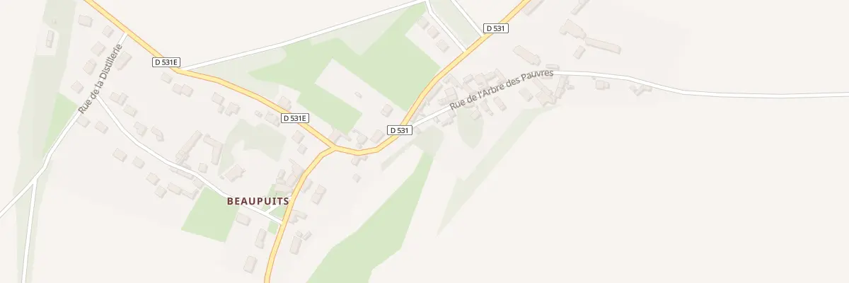 Plan du 1 Rue de l’Arbre aux Pauvres à Grandvillers-aux-Bois