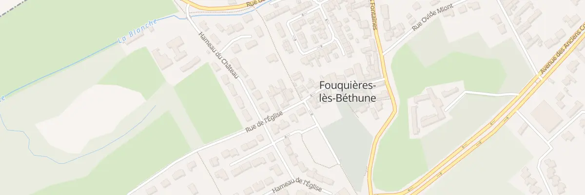 Plan du 142 Rue de l’Eglise à Fouquières-lès-Béthune