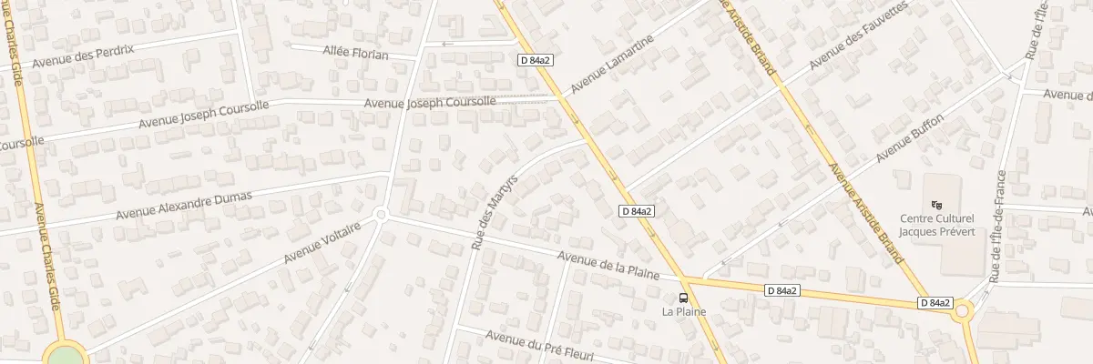 Plan du 56 Rue des Martyrs à Villeparisis