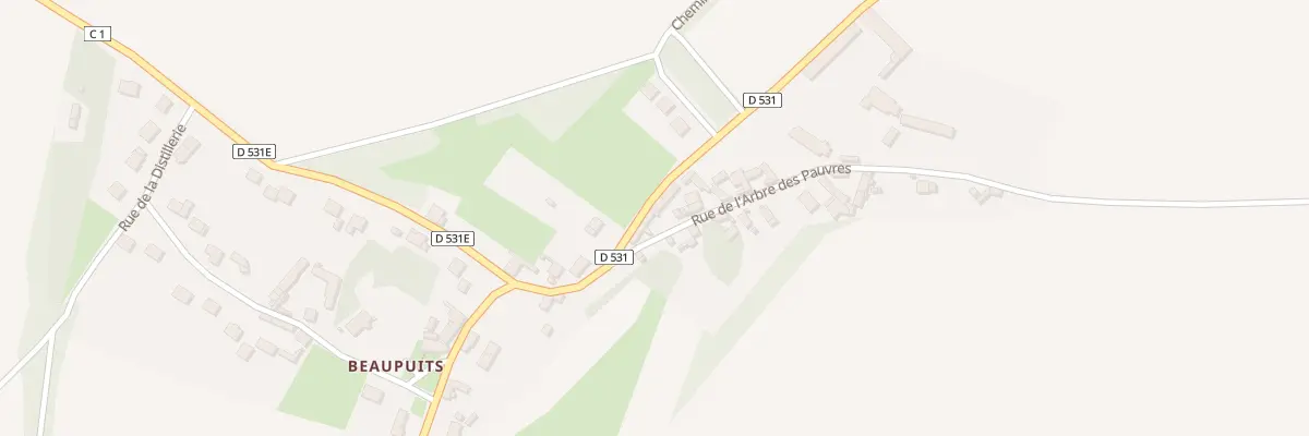 Plan du 4 Rue de l’Arbre aux Pauvres à Grandvillers-aux-Bois