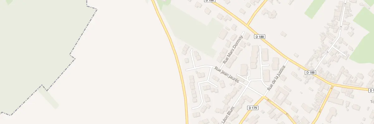 Plan du 1 Rue Jean Lebas à Barlin