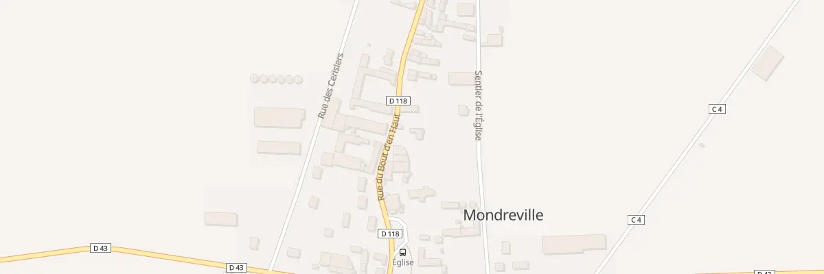 Plan du 4 Rue du Bout d’En Haut à Mondreville
