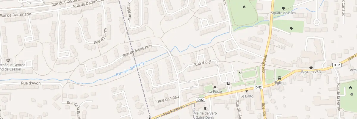 Plan du 40 Rue de Seine-Port à Vert-Saint-Denis