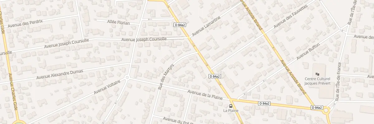 Plan du 58 Rue des Martyrs à Villeparisis