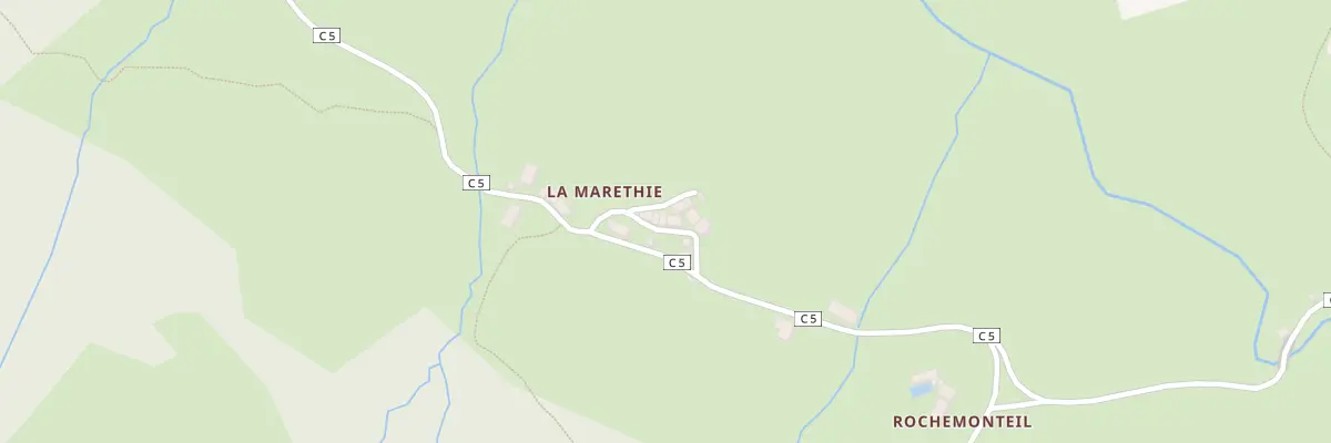 Plan du 5222 La Marethie au Falgoux