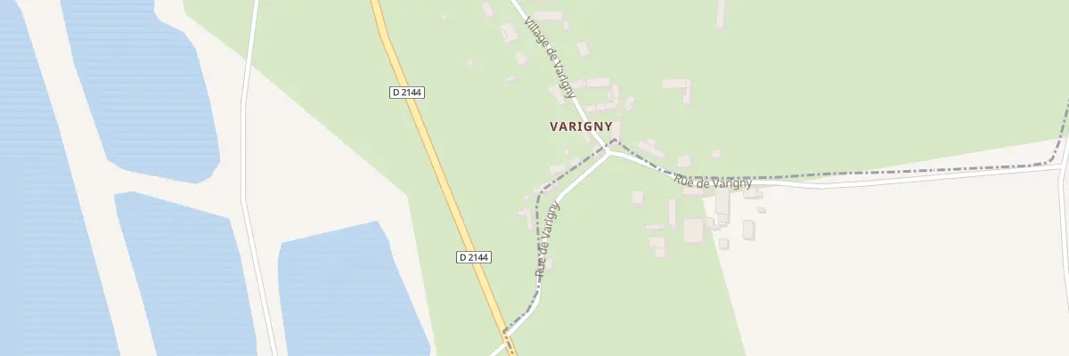 Plan du 18 Vge de Varigny à Reugny