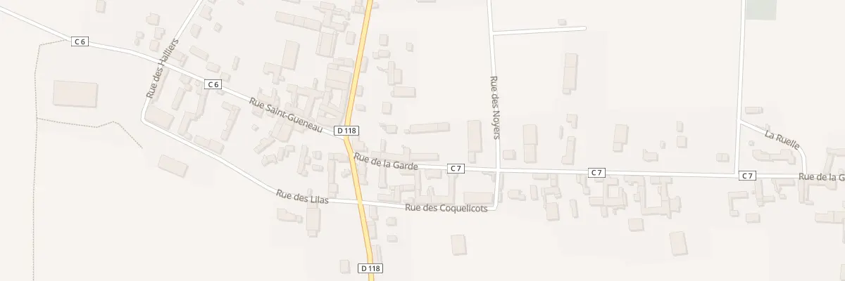 Plan du 9 Rue de la Garde à Mondreville