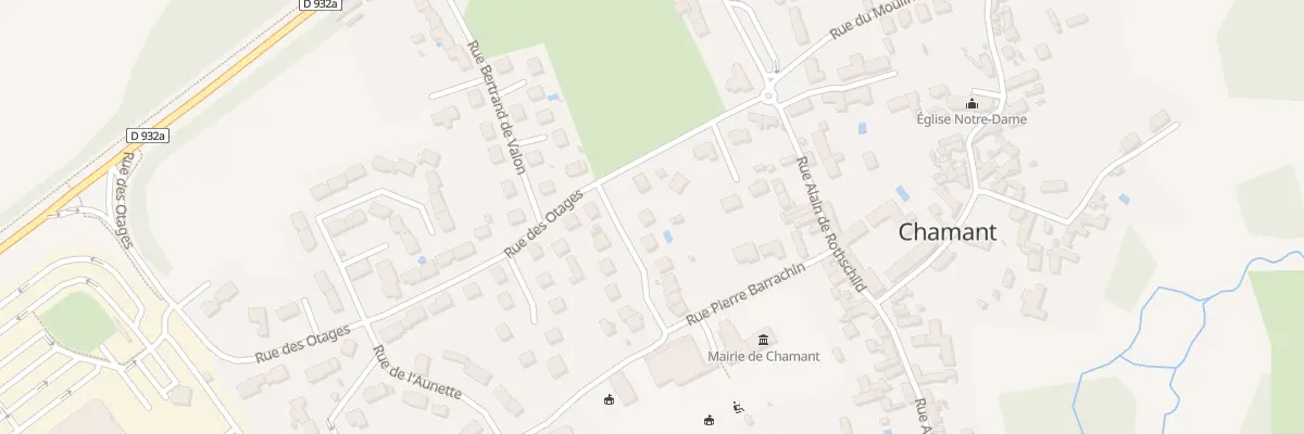 Plan du 1 Rue de la Baronne de Forest à Chamant