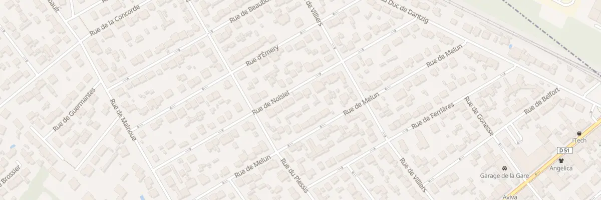 Plan du 33 Rue de Noisiel à Pontault-Combault