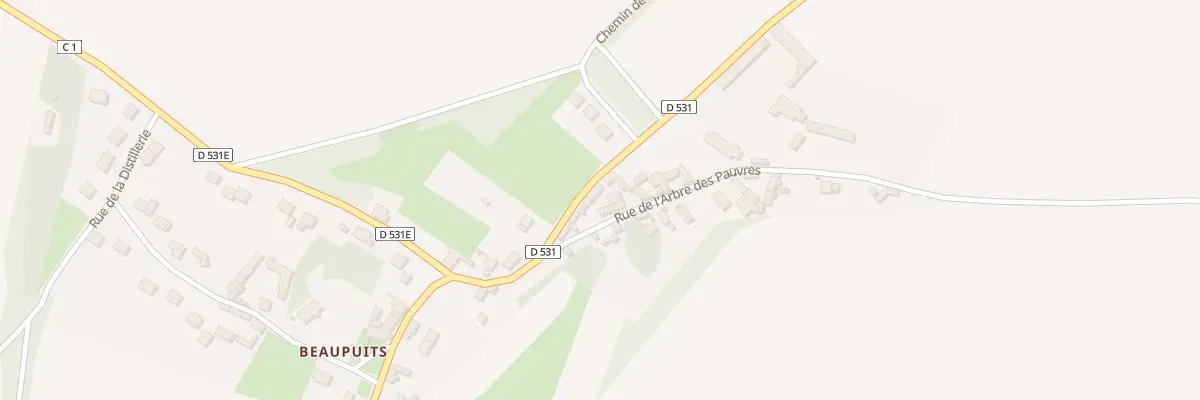 Plan du 6 Rue de l’Arbre aux Pauvres à Grandvillers-aux-Bois
