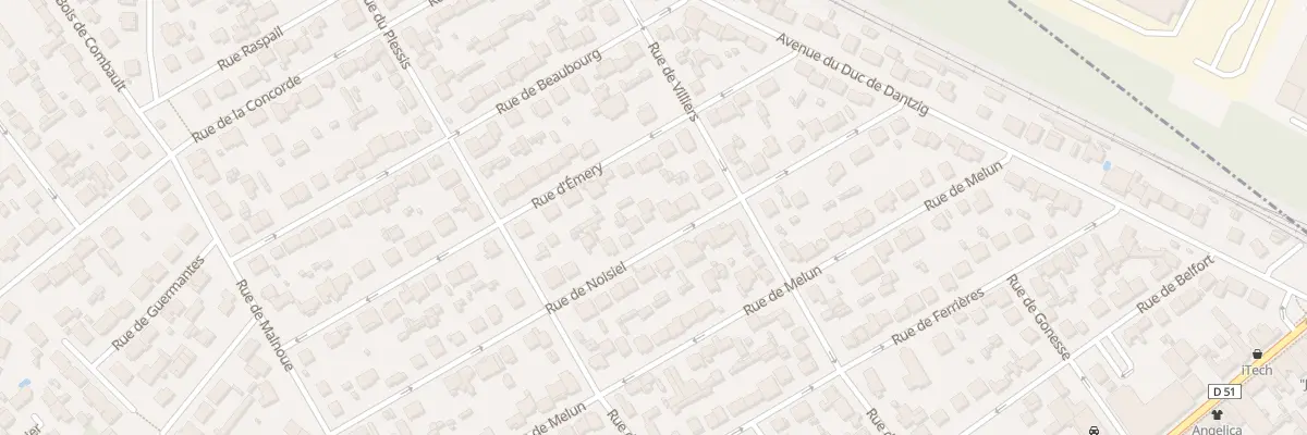 Plan du 26 Rue de Noisiel à Pontault-Combault