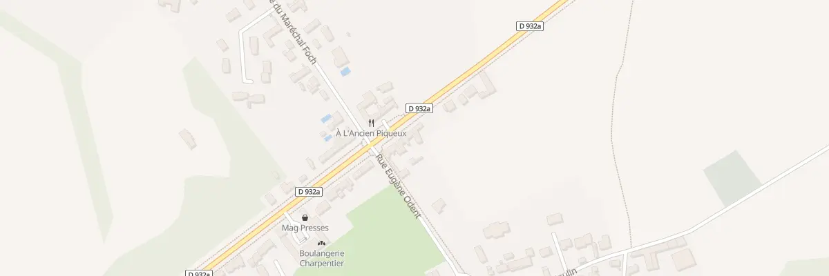 Plan du 5 Rte de Compiegne à Chamant
