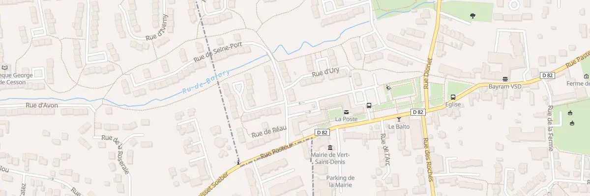 Plan du 45 Rue de Seine-Port à Vert-Saint-Denis