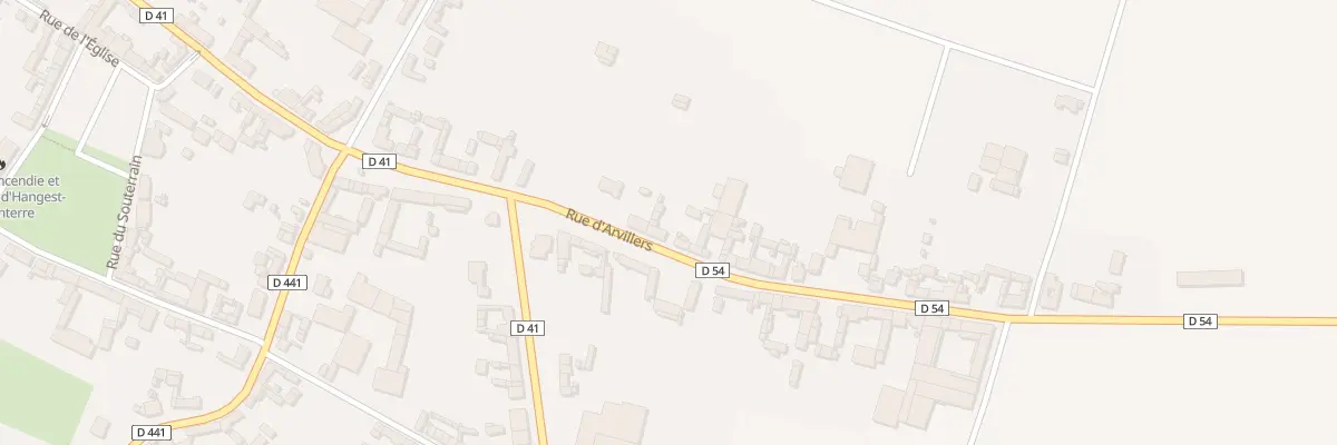 Plan du 21 Rue d’Arvillers à Hangest-en-Santerre