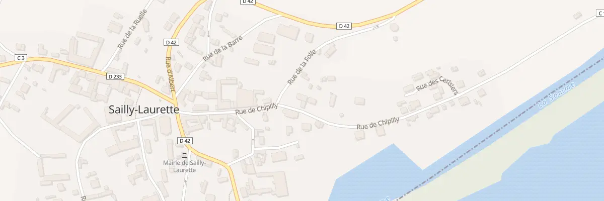 Plan du 10 Rue de Chipilly à Sailly-Laurette