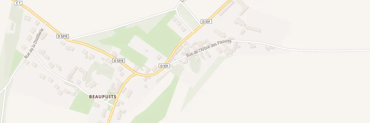 Plan du 3 Rue de l’Arbre aux Pauvres à Grandvillers-aux-Bois