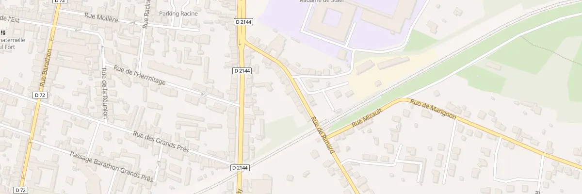 Plan du 24 Rue de Rimard à Montluçon