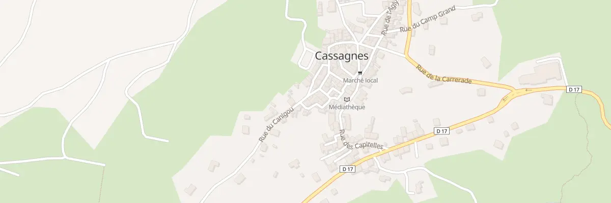 Plan du 29 Rue du Canigou à Cassagnes