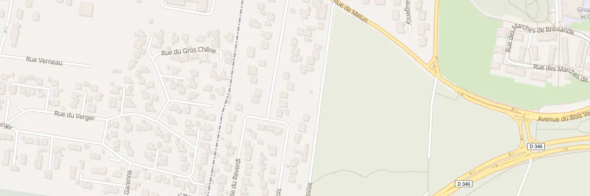 Plan du 13 All de Bréviande à Vert-Saint-Denis