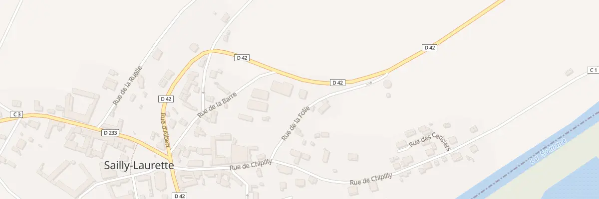 Plan du 5050B Le Village à Sailly-Laurette
