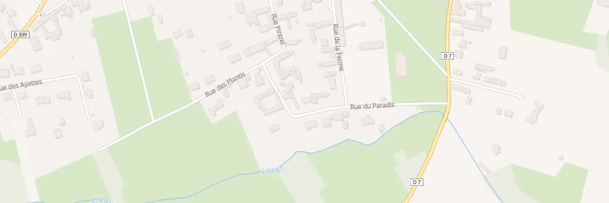 Plan du 6 Rue du Paradis à Habarcq