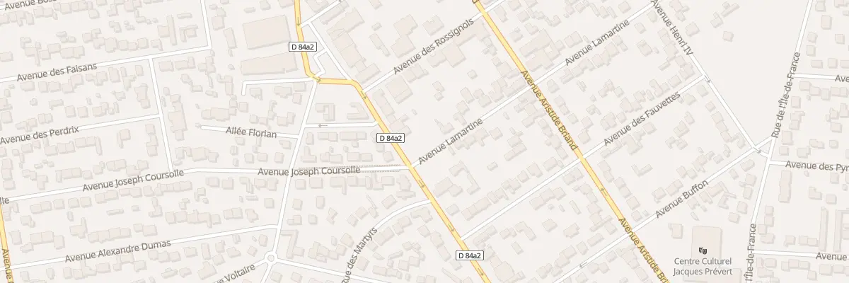 Plan du 84 Av du Général de Gaulle à Villeparisis