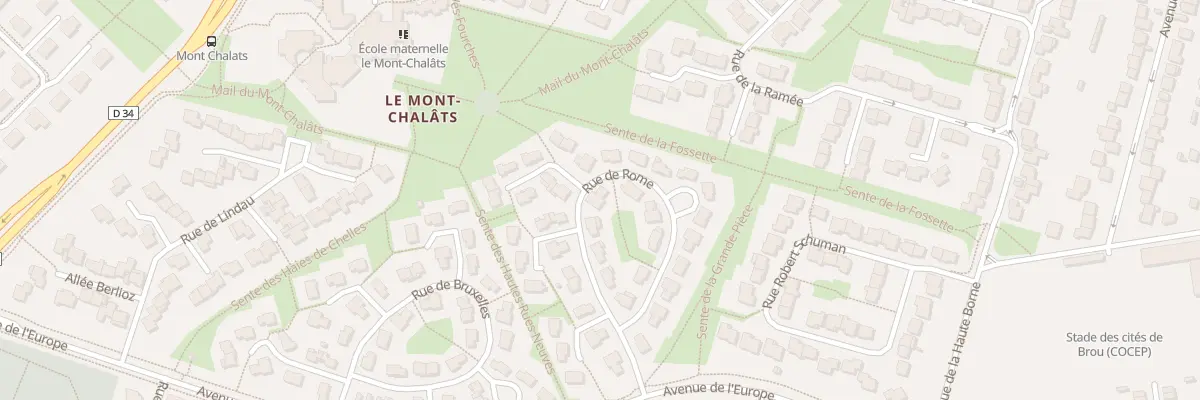 Plan du 12 Rue de Rome à Chelles