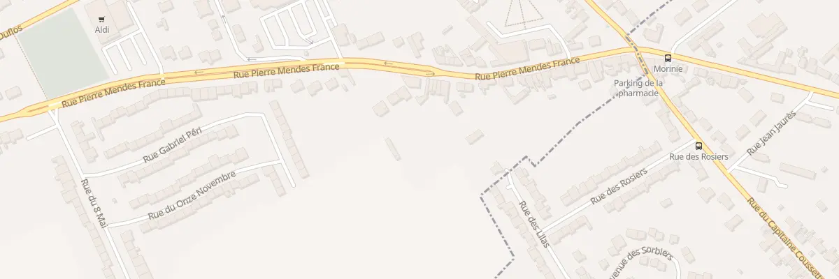 Plan du 50 Rue Pierre Mendes France à Vendin-lès-Béthune