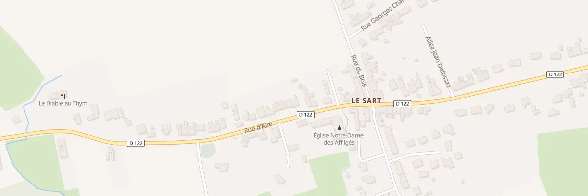 Plan du 196 Rue d’Aire à Merville