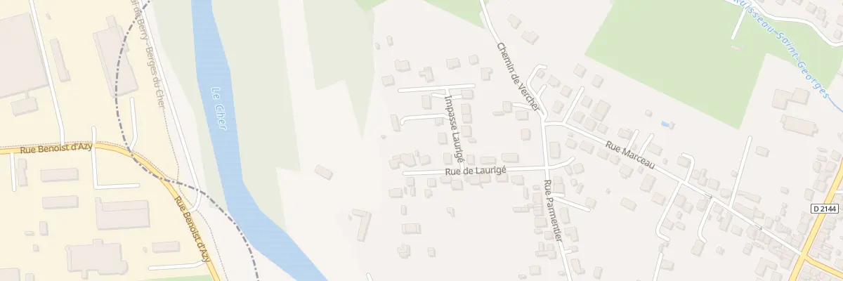 Plan du 12 Rue de Laurigé à Désertines