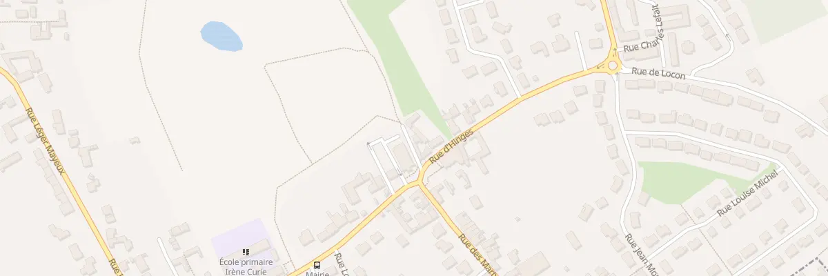 Plan du 2 Rue d’Hinges à Vendin-lès-Béthune