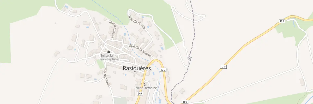 Plan du 8 Rue de la Mairie à Rasiguères