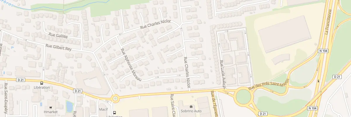 Plan du 42 Rue Charles Niclot à Pontault-Combault