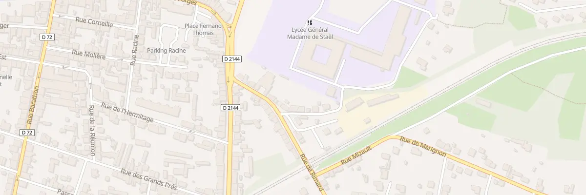 Plan du 15 Rue de Rimard à Montluçon
