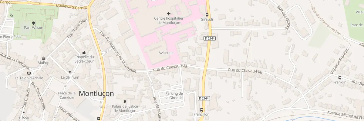 Plan du 19 Rue du Chevau-Fug à Montluçon