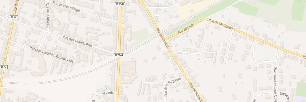 Plan du 36 Rue de Rimard à Montluçon