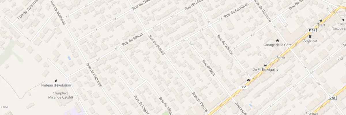Plan du 26 Rue du Plessis à Pontault-Combault