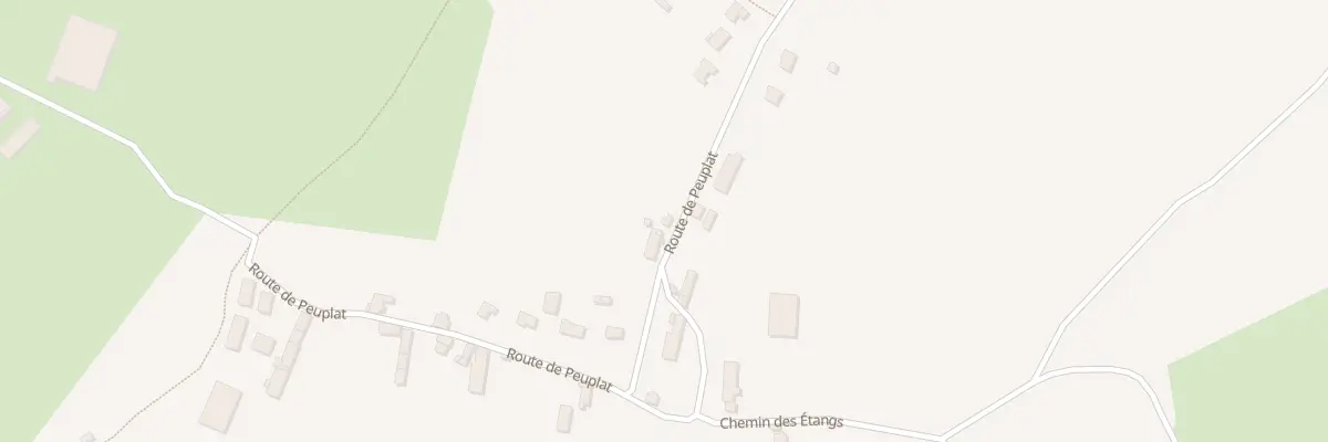 Plan du 550 Rte de Peuplat à Saint-Genest