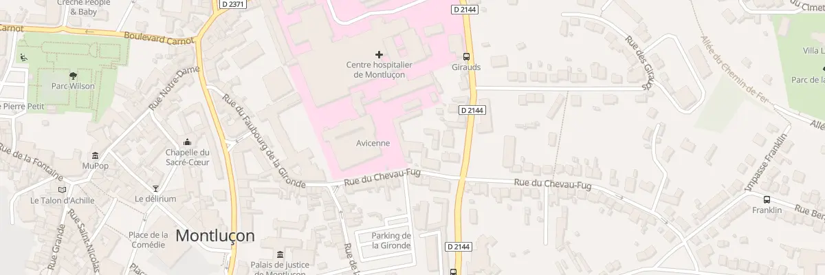 Plan du 23 Rue du Chevau-Fug à Montluçon