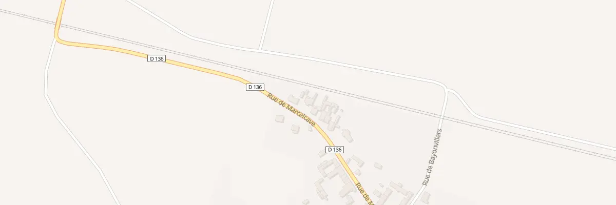 Plan du 22 Rue de Marcelcave à Wiencourt-l’Équipée