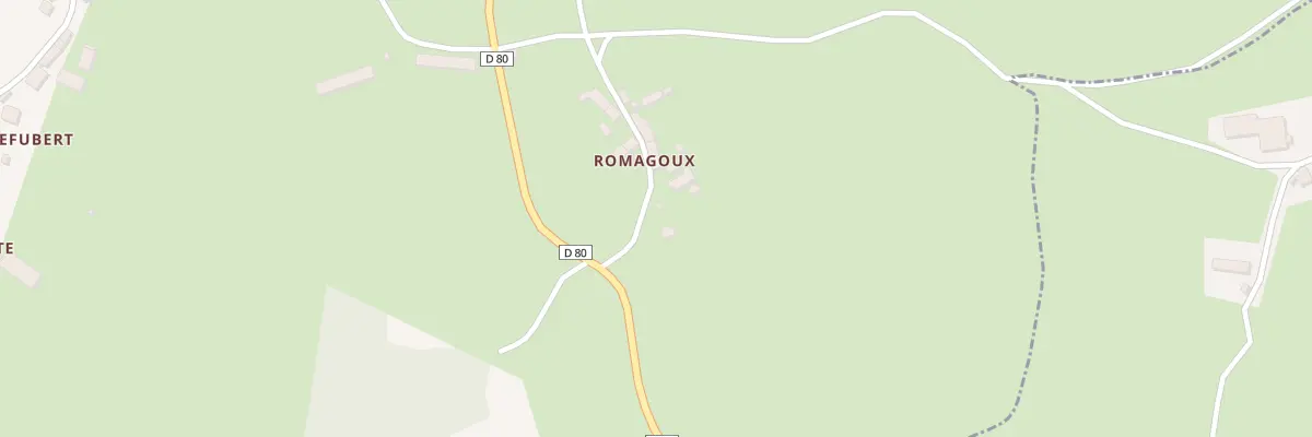 Plan du 5038 Romagoux à Saint-Maurice-près-Pionsat