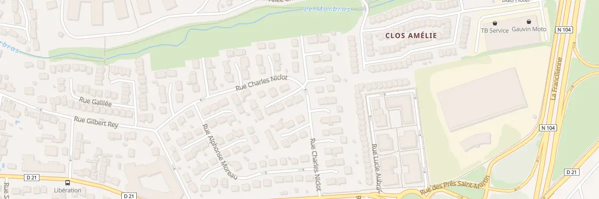 Plan du 28 Rue Charles Niclot à Pontault-Combault