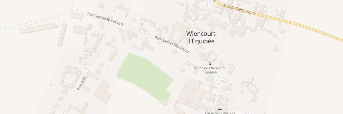 Plan du 5 Rue Gaston Blanchard à Wiencourt-l’Équipée