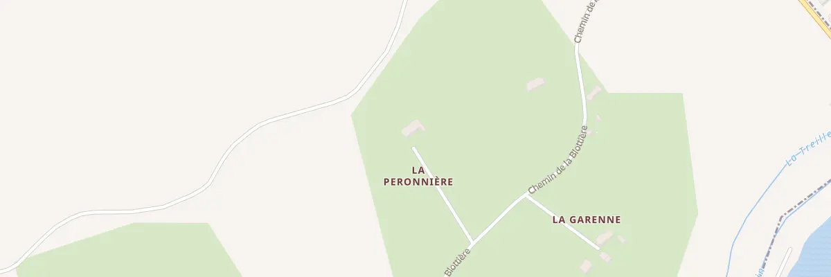 Plan du 747 Che de la Blottière à La Cour-Marigny