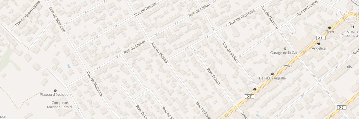 Plan du 41 Rue de Ferrières à Pontault-Combault