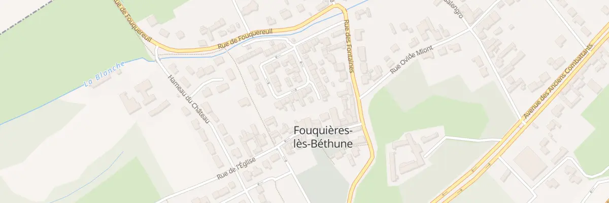 Plan du 12 Rue du 4 Septembre à Fouquières-lès-Béthune