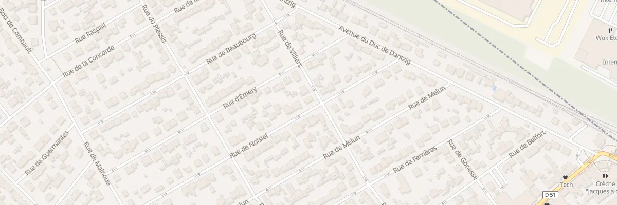 Plan du 18 Rue de Noisiel à Pontault-Combault