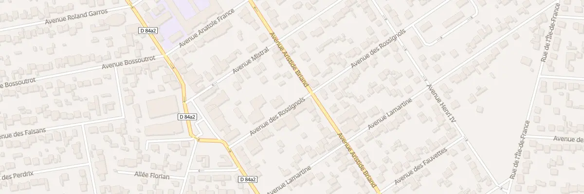 Plan du 11 Av des Rossignols à Villeparisis