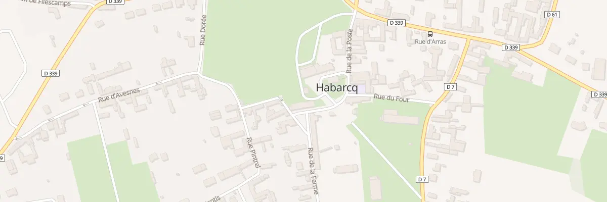 Plan du 3 Rue de la Poste à Habarcq